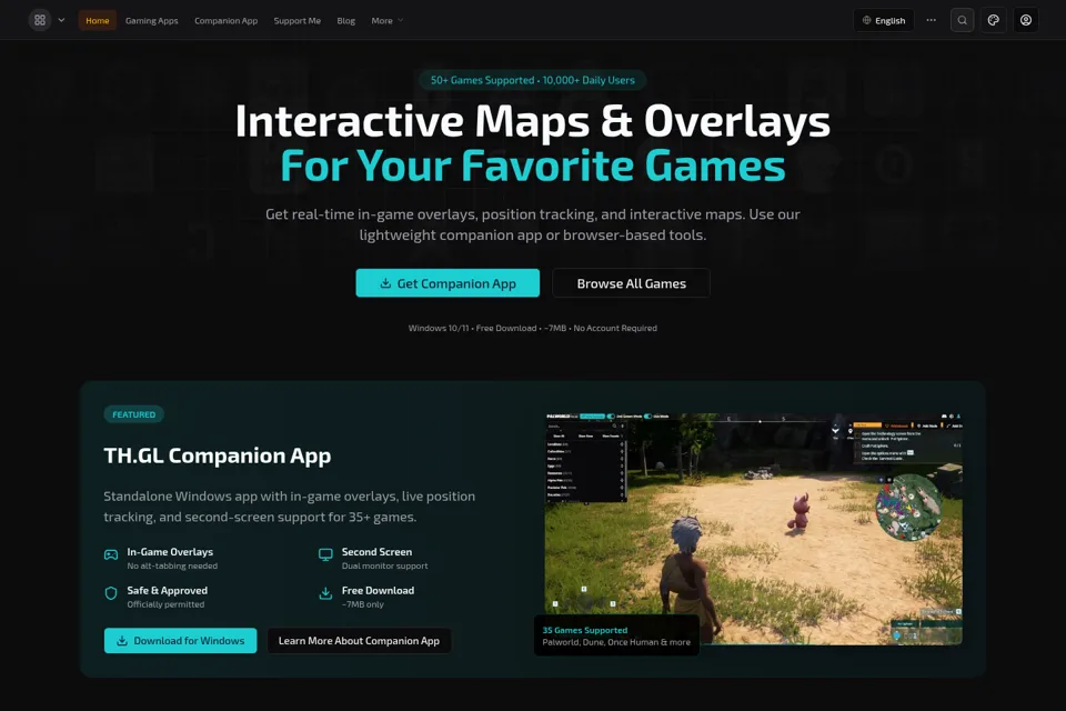 Landing page preview