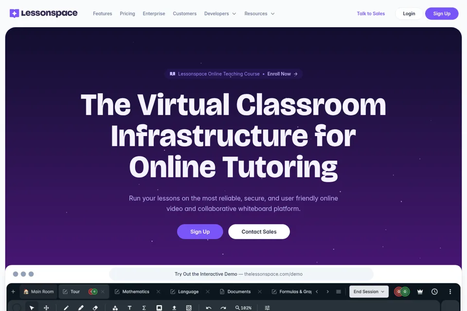 Landing page preview