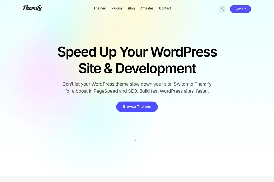Landing page preview