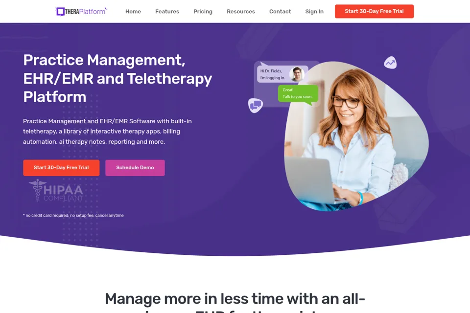 Landing page preview