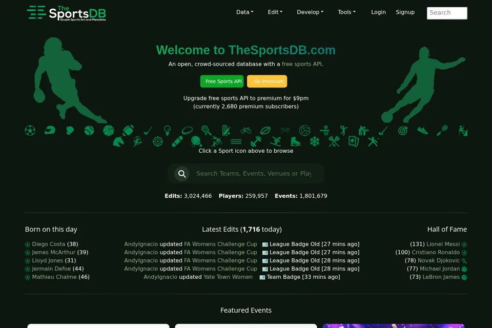 Landing page preview