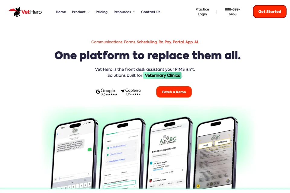 Landing page preview