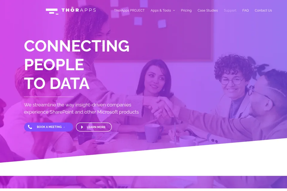 Landing page preview
