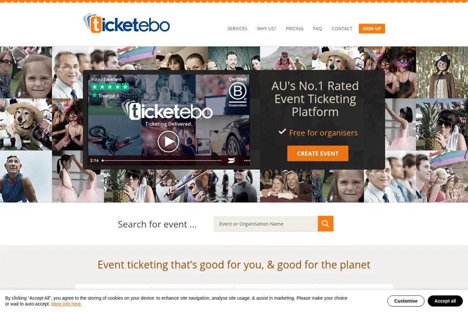 Landing page preview