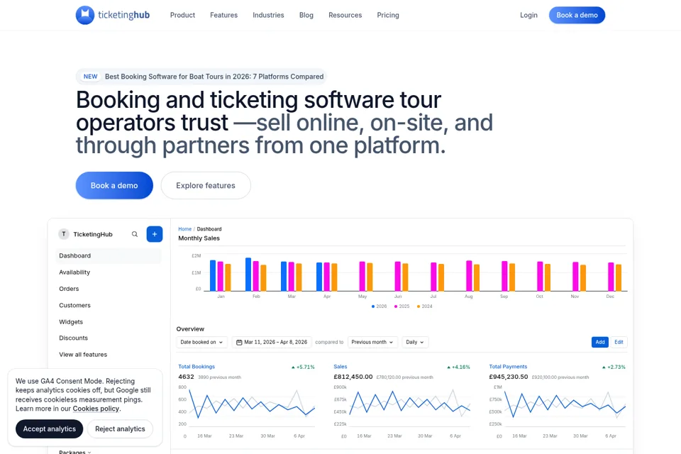 Landing page preview