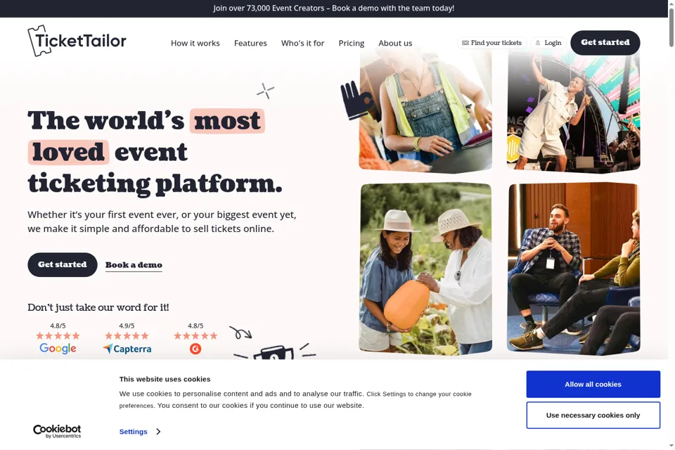 Landing page preview