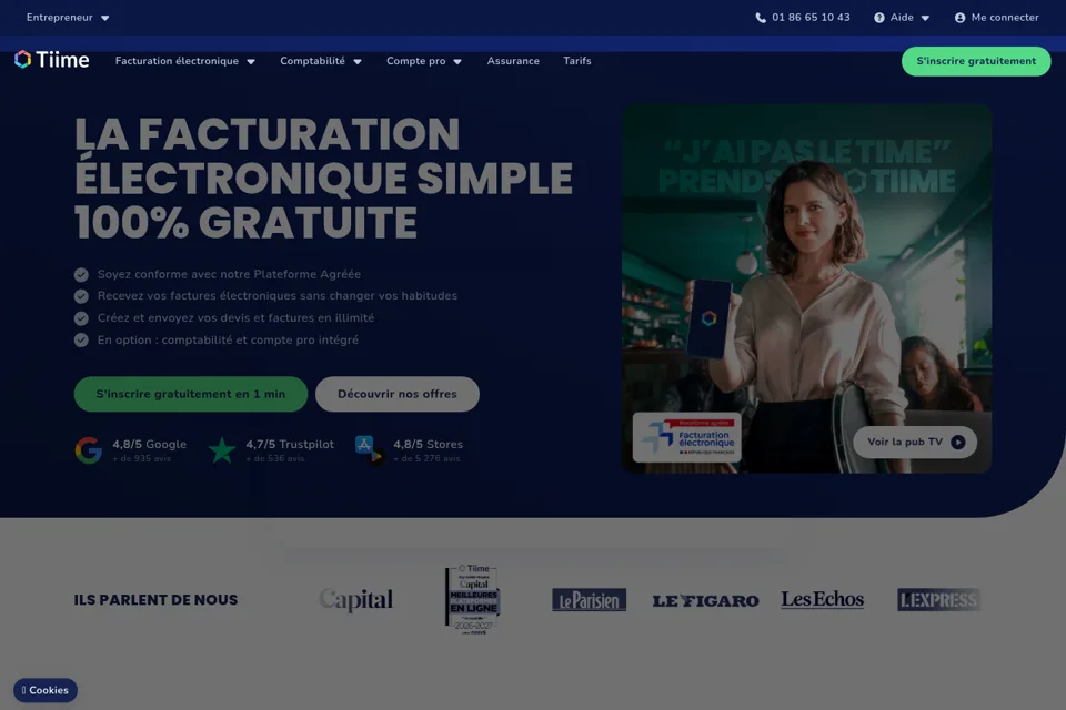 Landing page preview