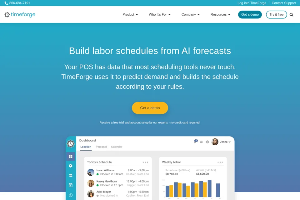 Landing page preview