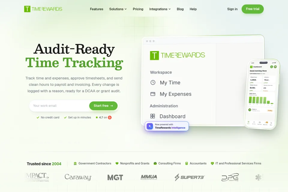 Landing page preview