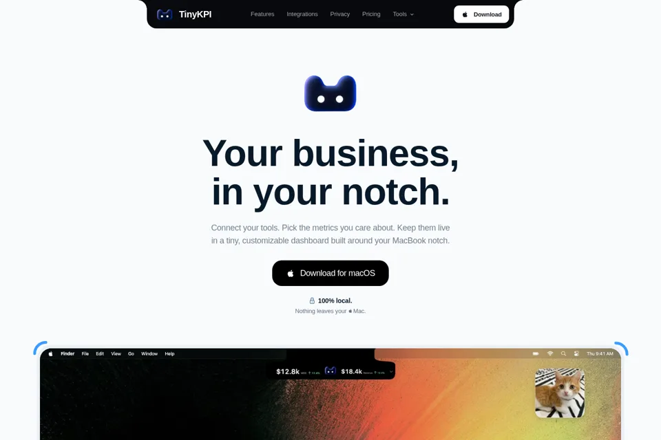 Landing page preview