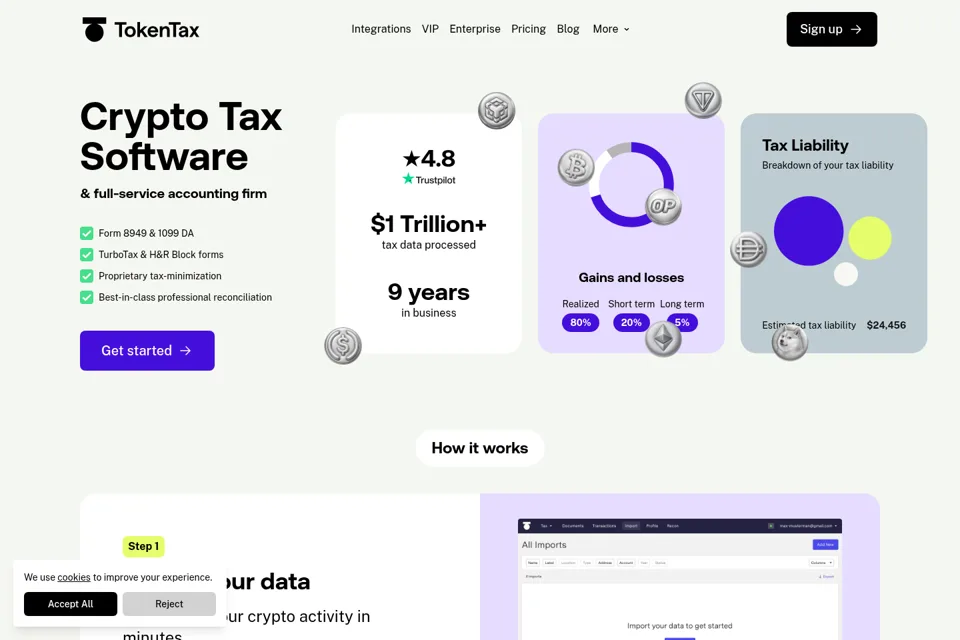 Landing page preview