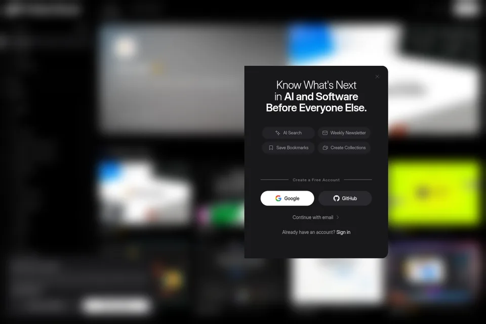 Landing page preview