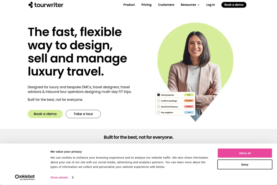 Landing page preview