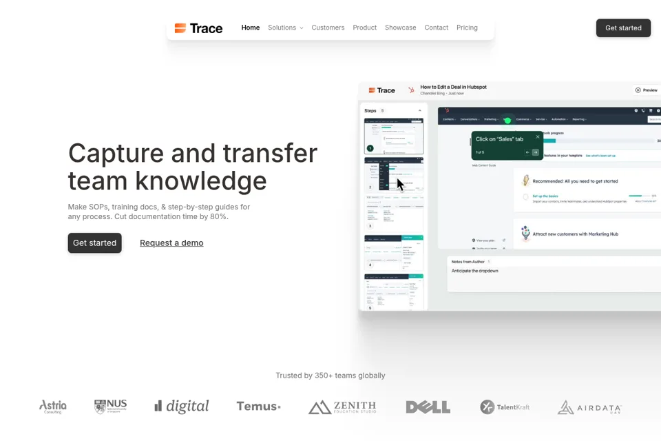 Landing page preview