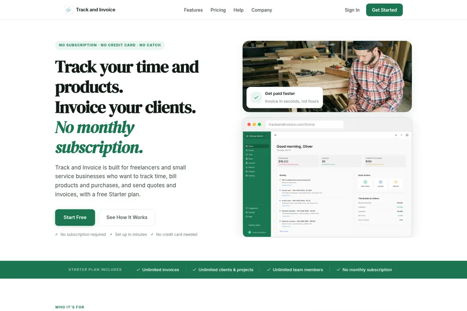Landing page preview