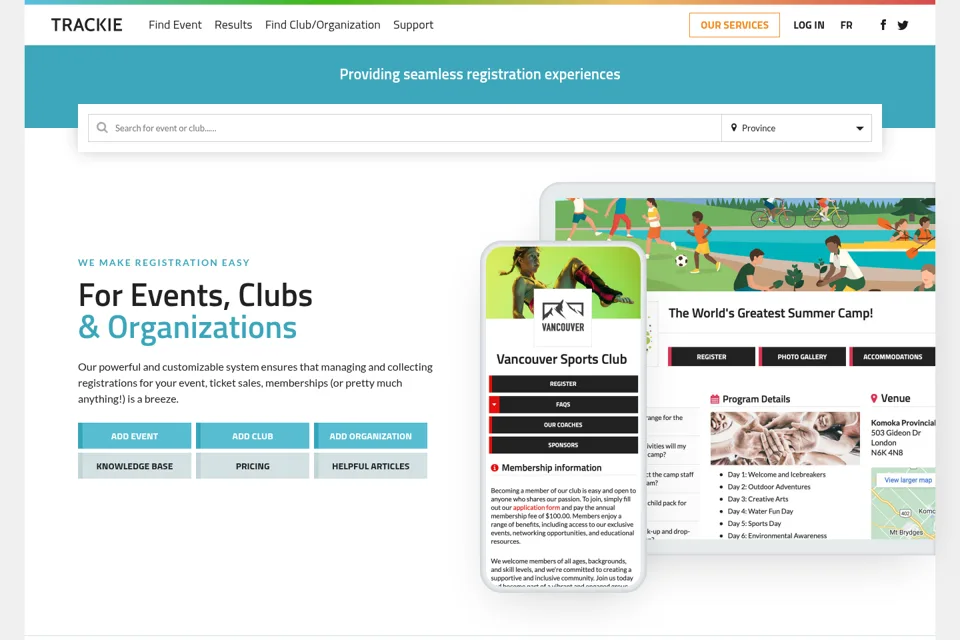 Landing page preview
