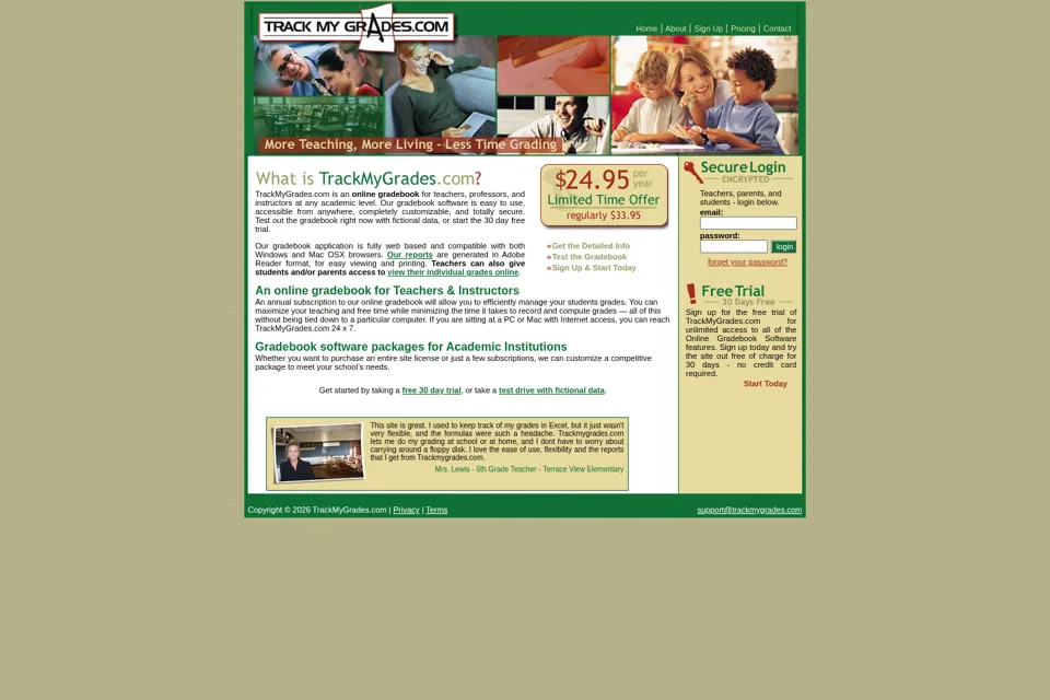 Landing page preview