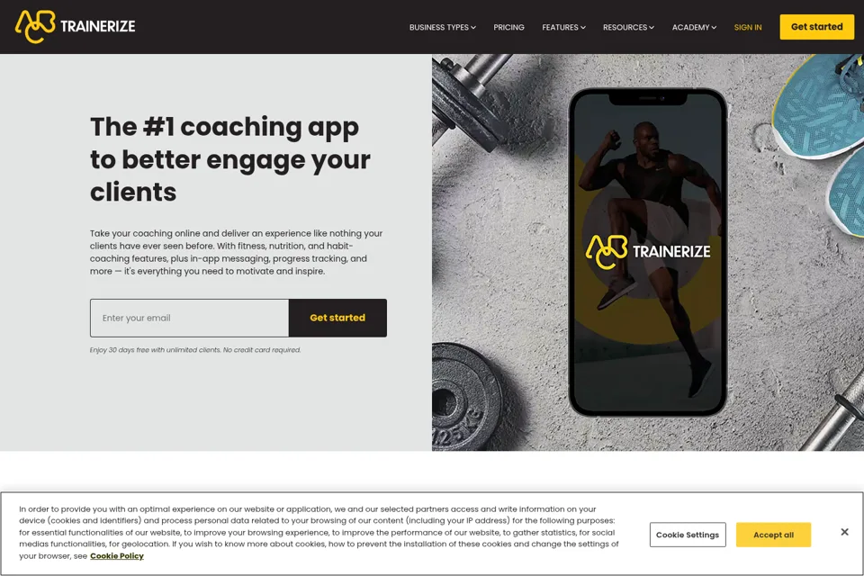 Landing page preview