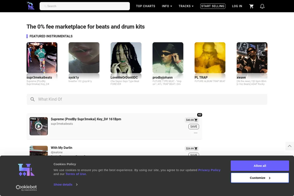 Landing page preview