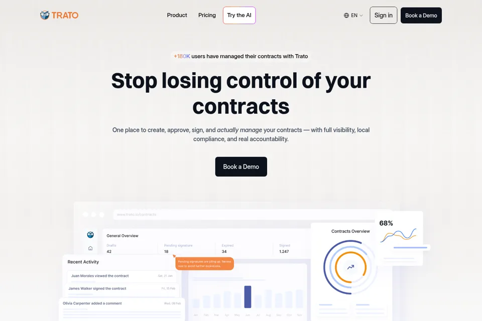 Landing page preview