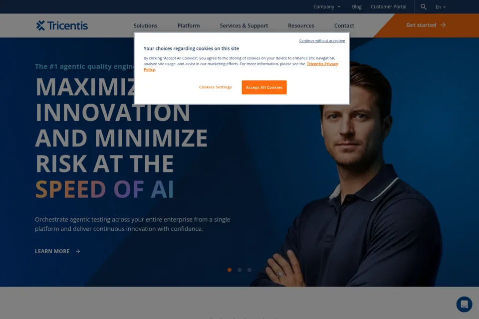 Landing page preview