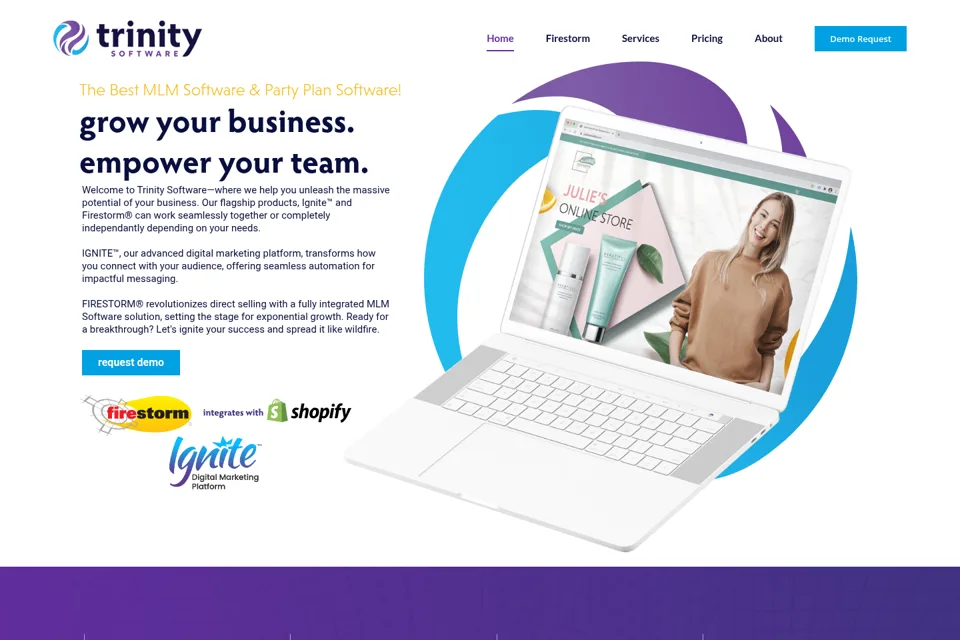 Landing page preview