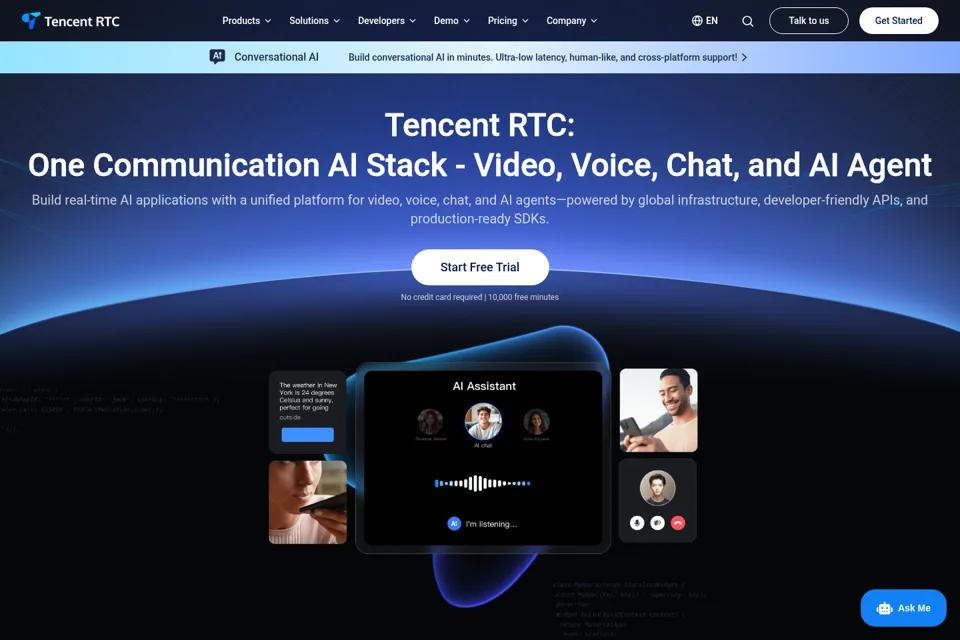 Landing page preview