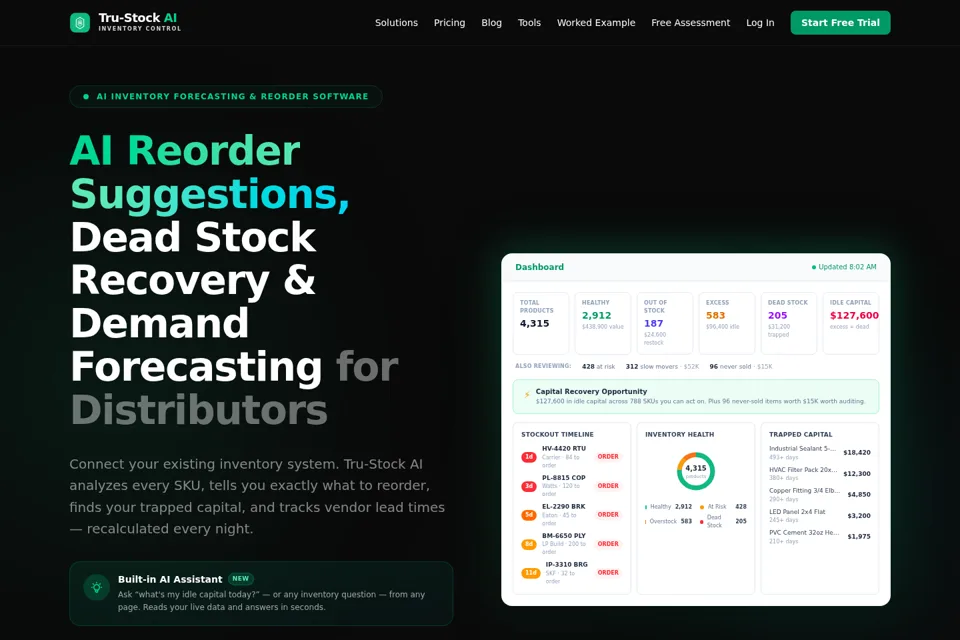 Landing page preview