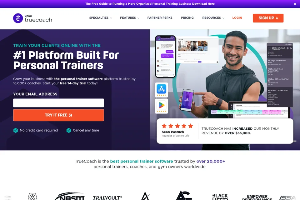Landing page preview
