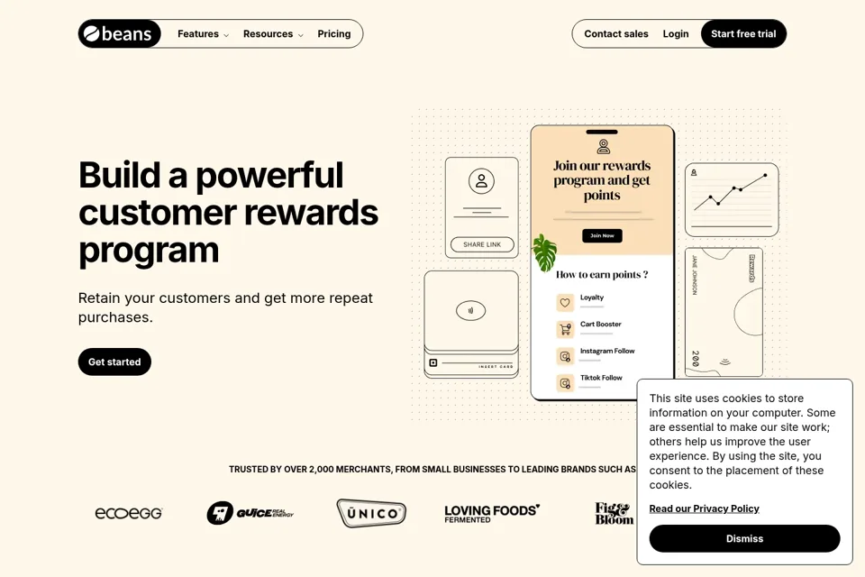 Landing page preview