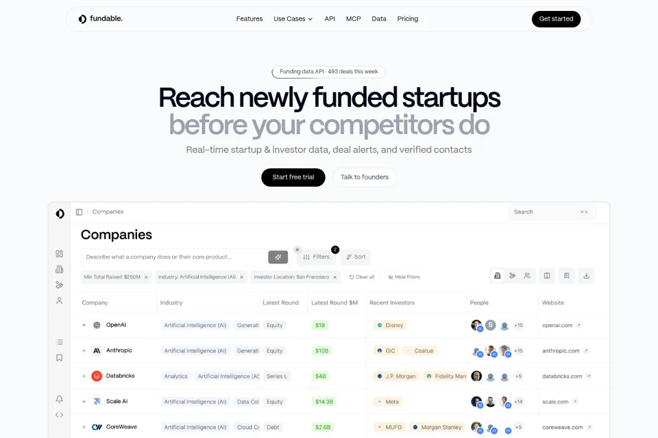 Landing page preview