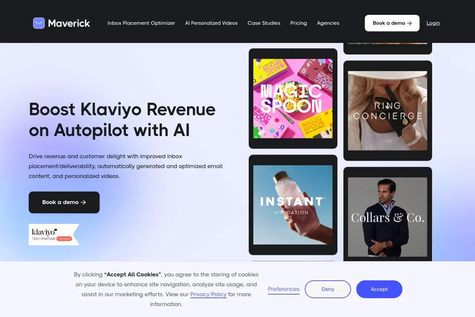 Landing page preview