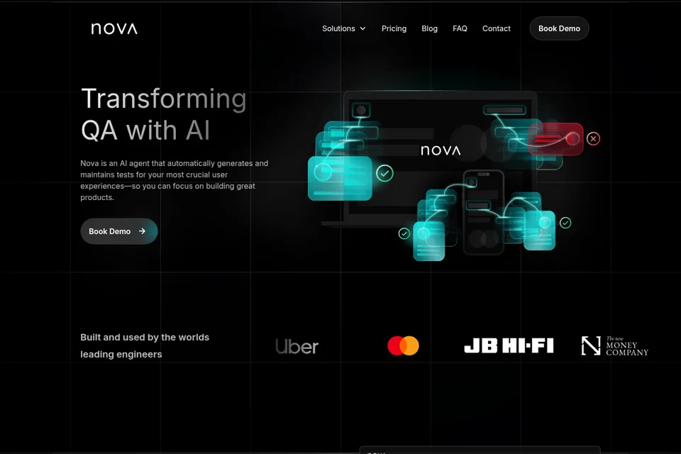 Landing page preview