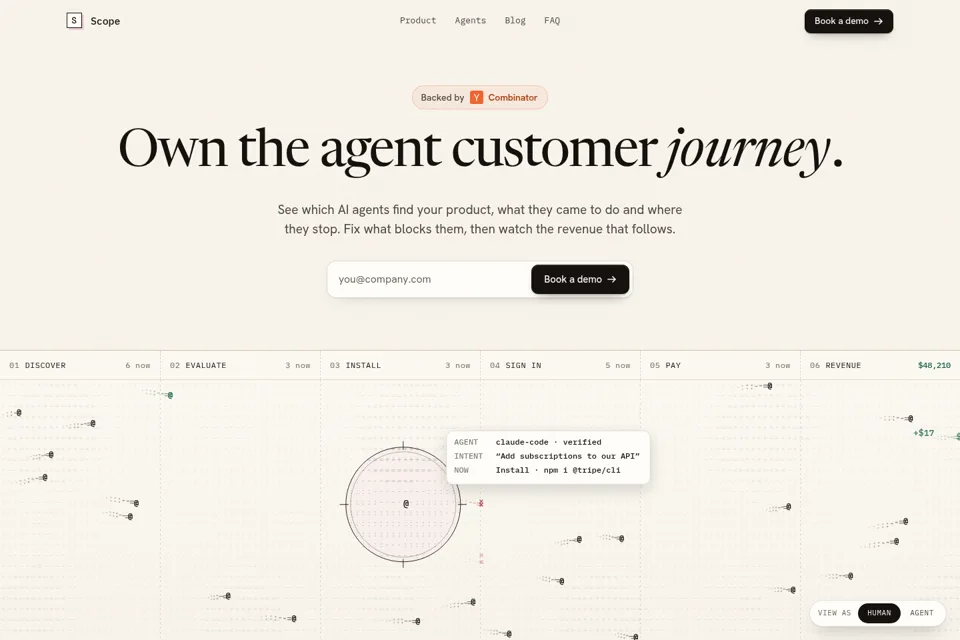 Landing page preview