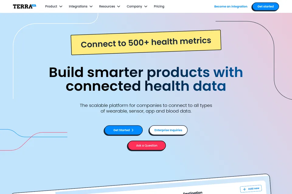 Landing page preview