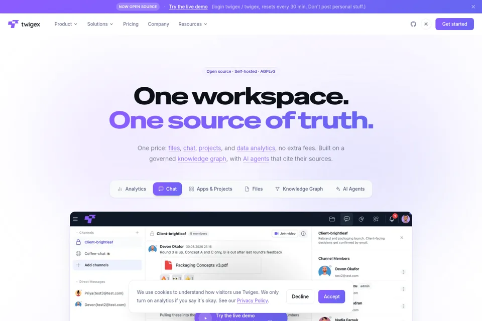Landing page preview