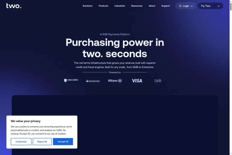 Landing page preview