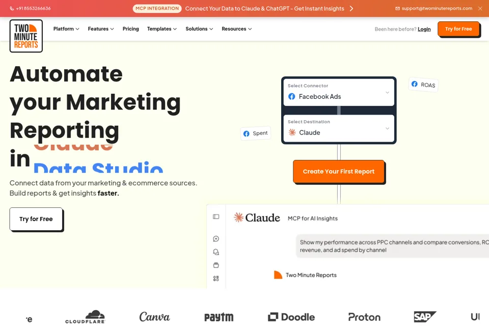 Landing page preview