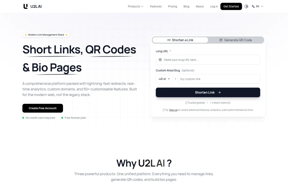 Landing page preview