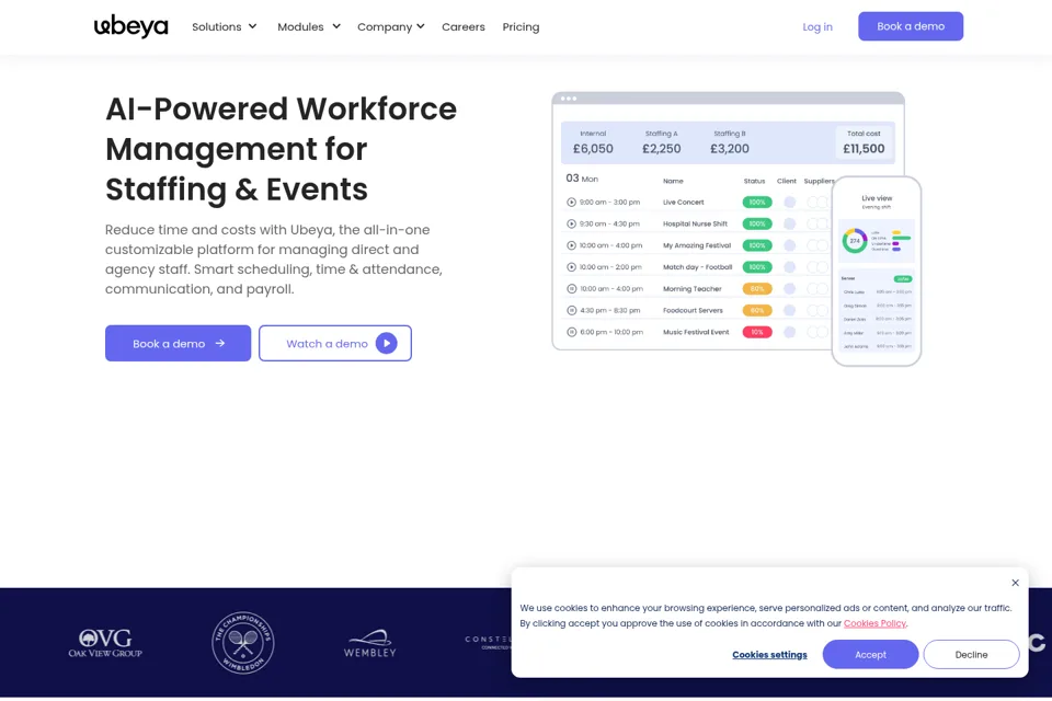 Landing page preview