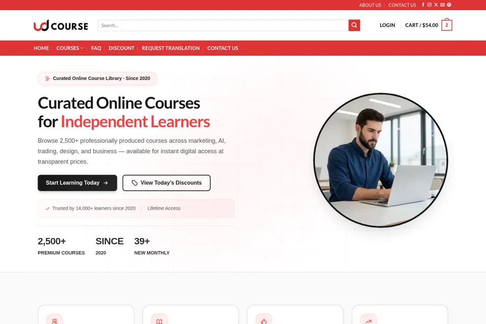 Landing page preview