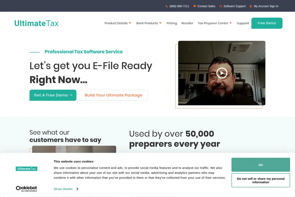 Landing page preview