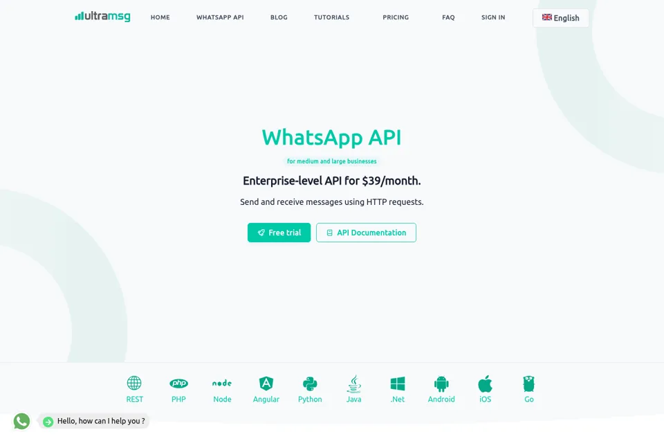 Landing page preview