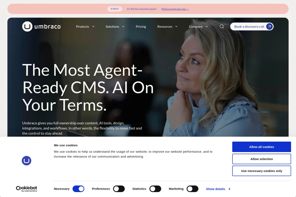 Landing page preview