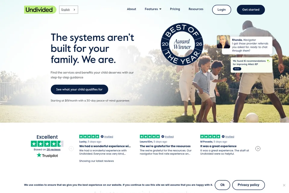 Landing page preview