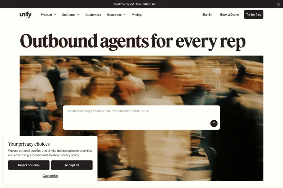 Landing page preview