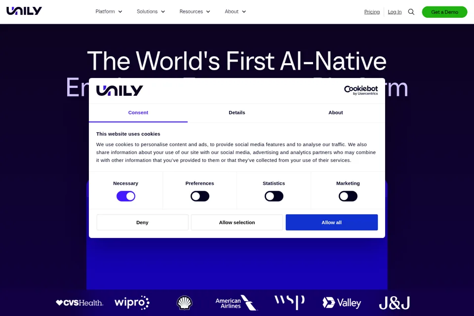 Landing page preview