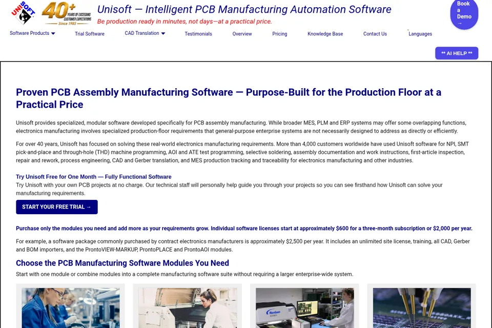 Landing page preview