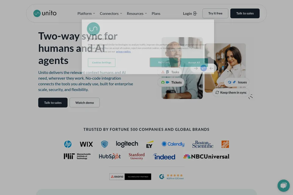 Landing page preview