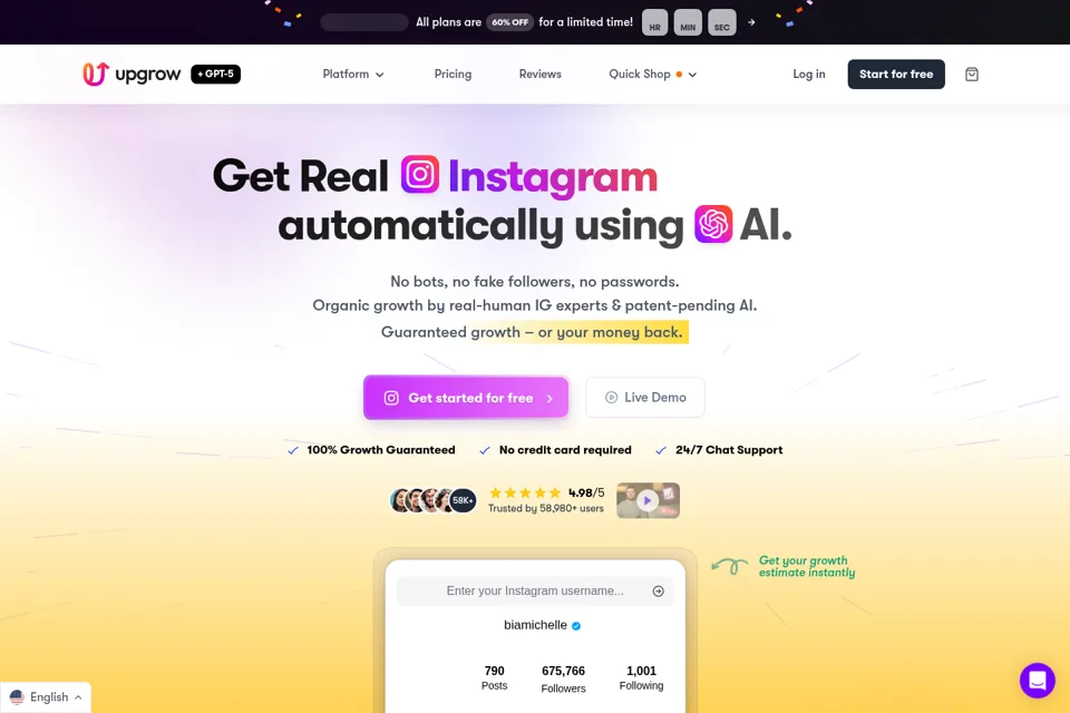 Landing page preview